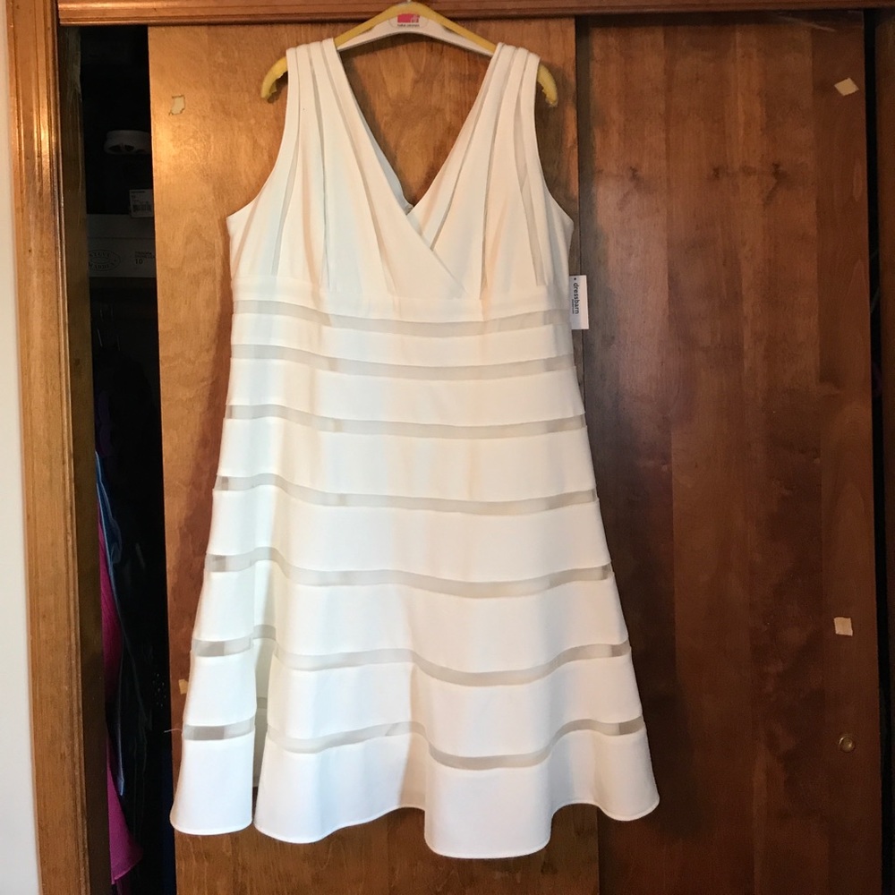 White dress sleeveless