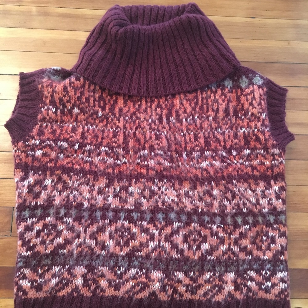 Free People Oversized Sleeveless Sweater