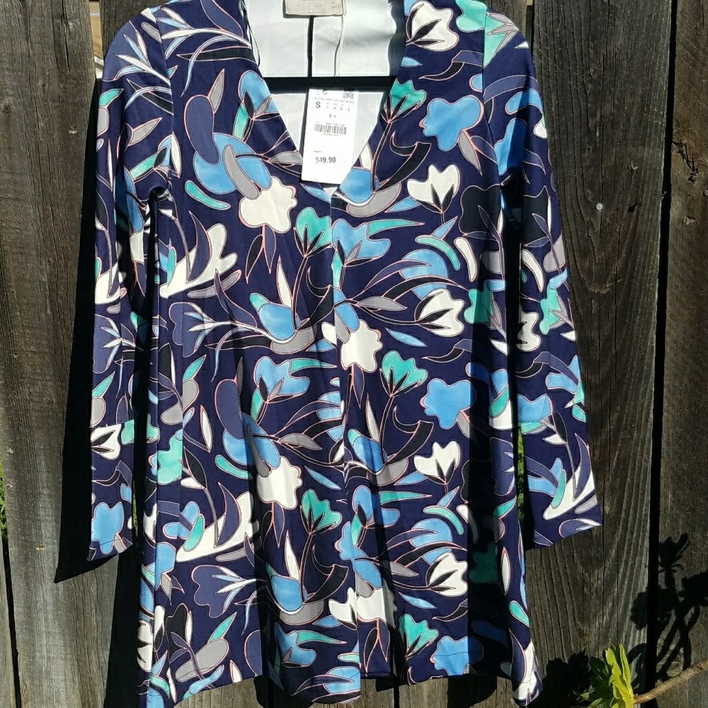 ZARA Floral Blues