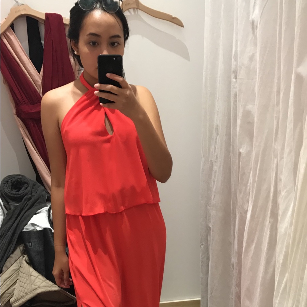 Coral Maxi Dress