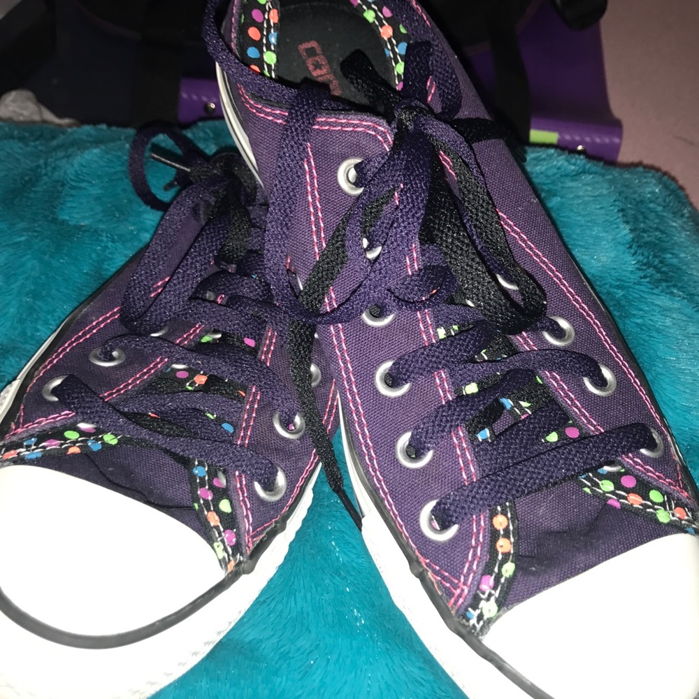 Size 8 men/10 women's purple chucks