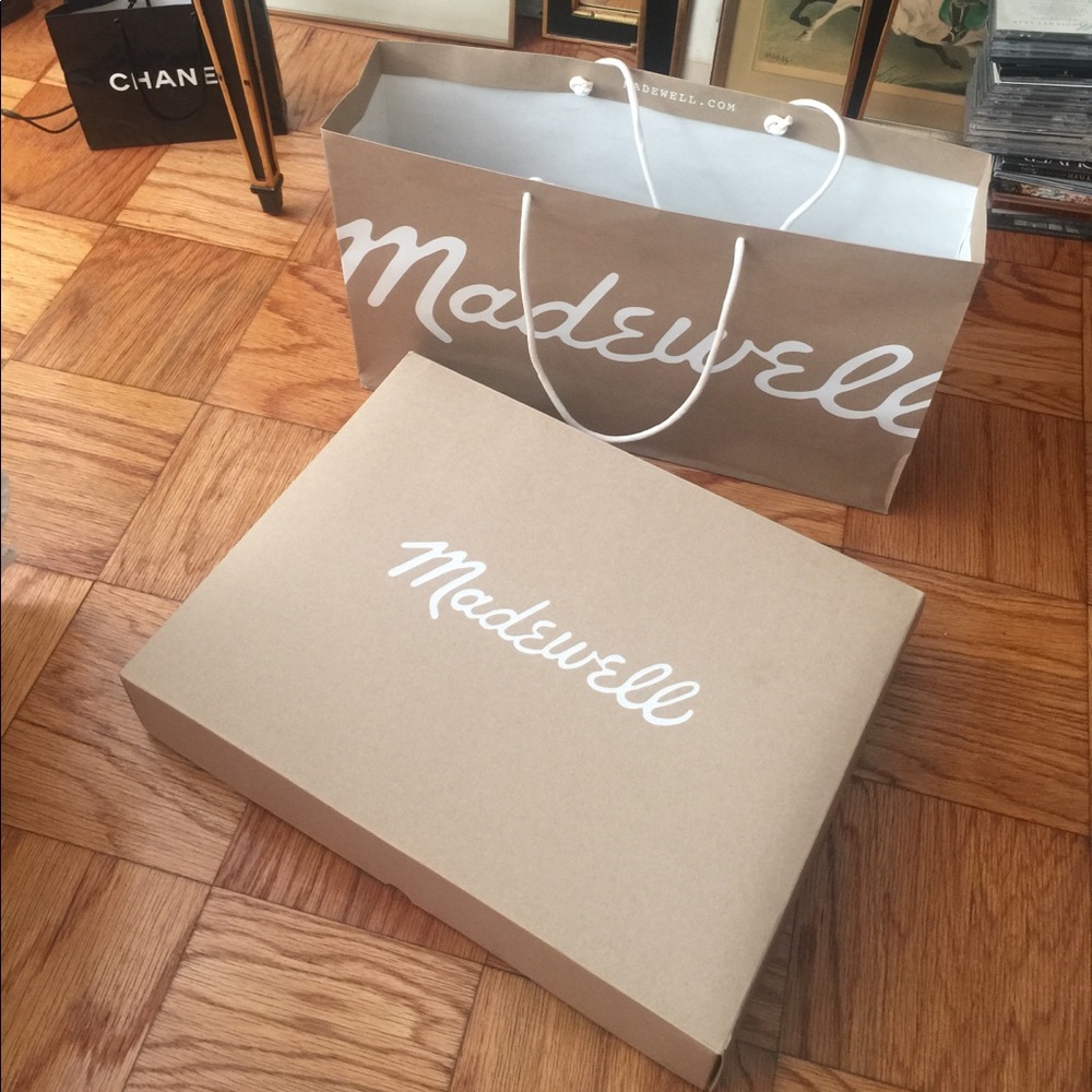 Large Madewell box and bag