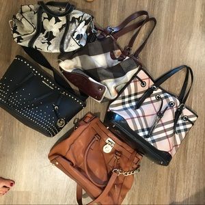 Burberry purse Micheal Kors purse