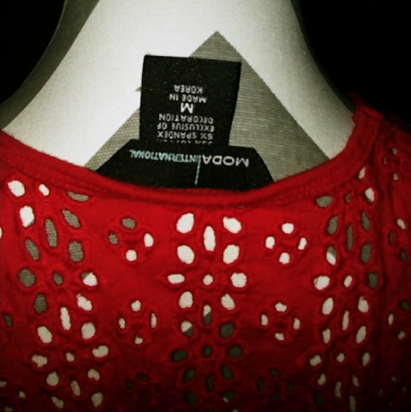 Beautiful!! Moda Internacional women top, size M, - Picture 3 of 3