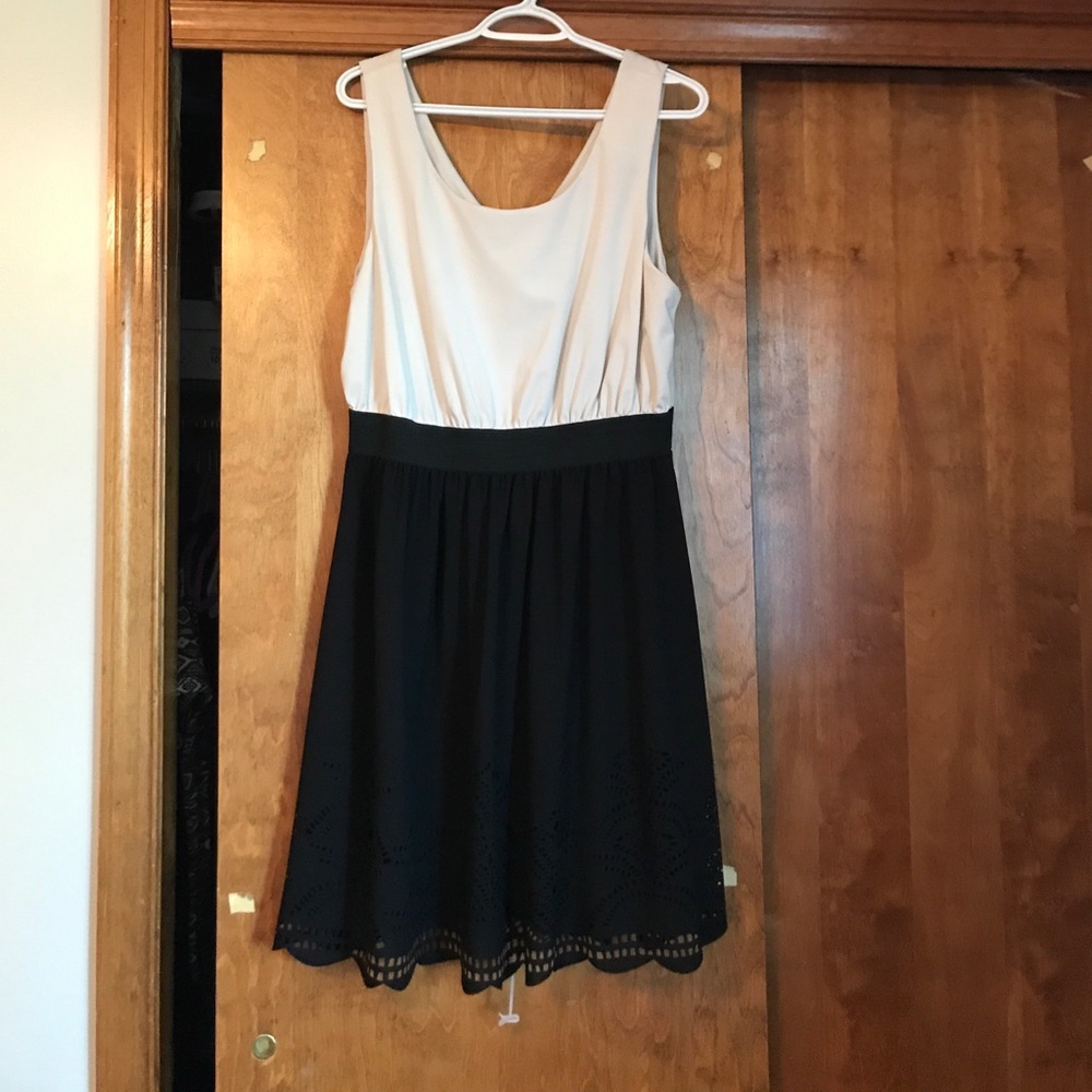 Black and white dress