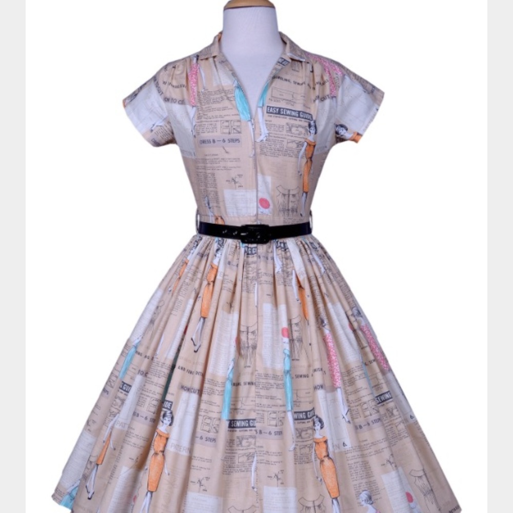 Bernie Dexter Sew Pattern Swing Dress