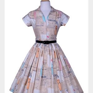 Bernie Dexter Sew Pattern Swing Dress