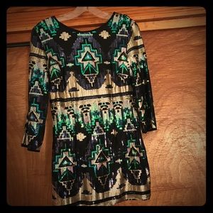 Holiday Sequin Dress - Size 2