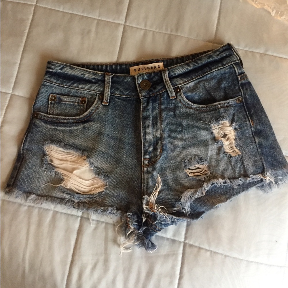 Bullhead High Rise Denim Shorts Size 1