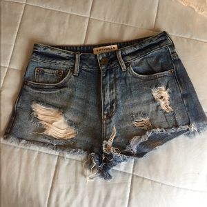 Bullhead High Rise Denim Shorts Size 1