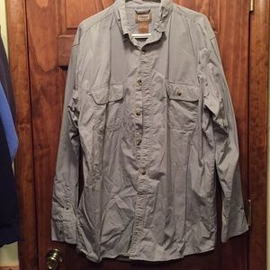 Men’s casual shirt, very wrinkled
