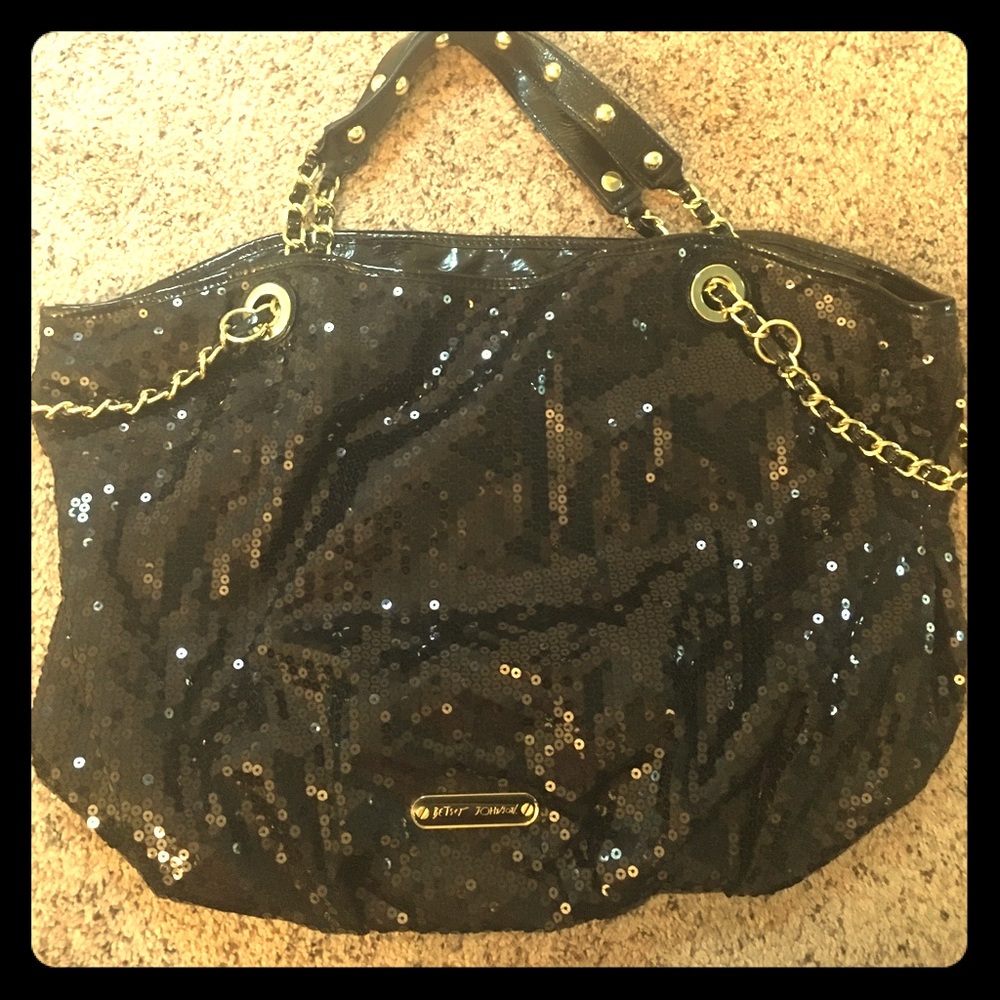 Betsey Johnson sequin bag