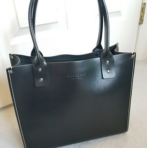 Kate Spade Black Leather Tote