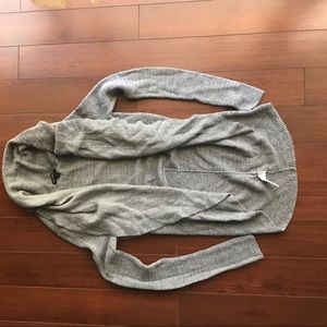Knit Gray Cardigan