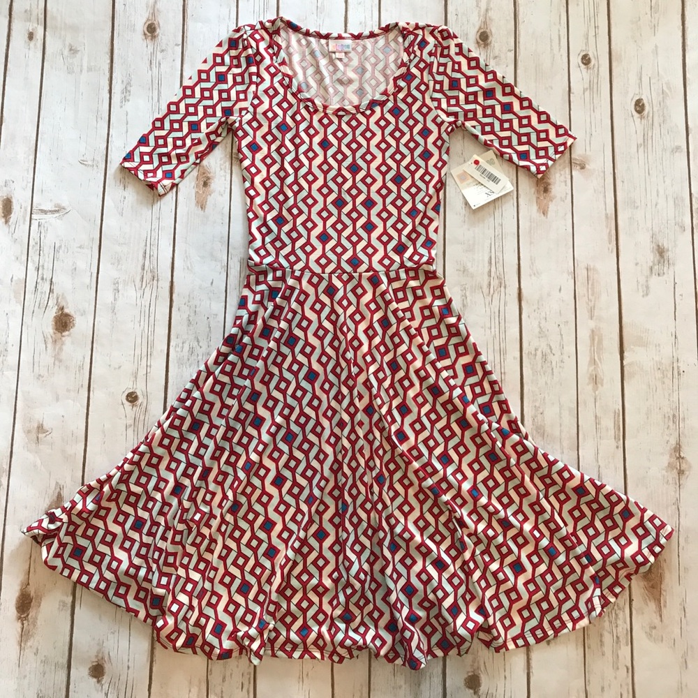 LulaRoe - Stunning Nicole Dress , Size XS NWT
