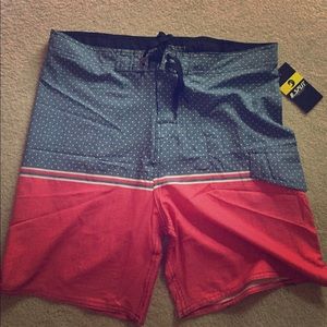Bathing Suit - Red, White and Blue