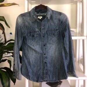 Madewell chambray top