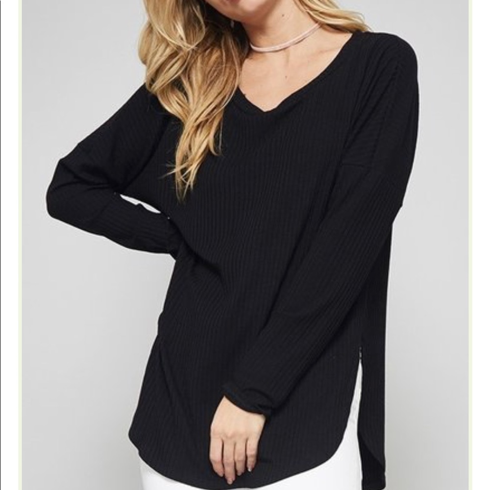 SOLD OUT! Ribbed Long Sleeve