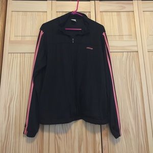 Adidas work out zip jacket