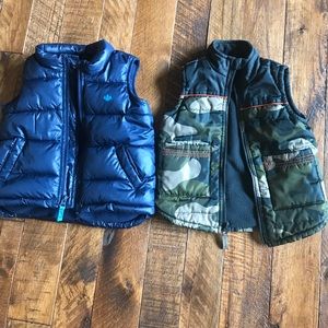 Boys puffer vests bundle!!!