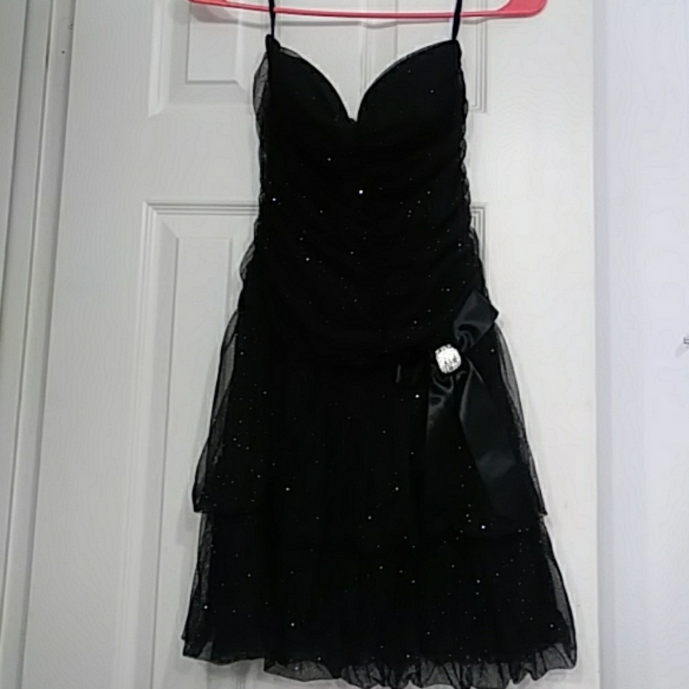 Sexy strapless evening dress