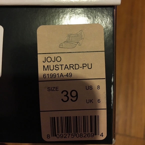 Chelsea Crew Mustard Heels - Picture 7 of 7