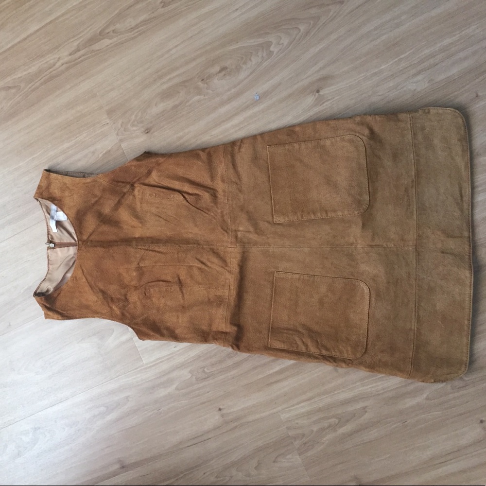 Forever 21 Genuine suede dress size small