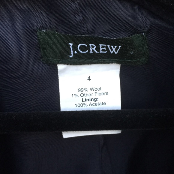 J. CREW PINSTRIPE BLAZER SZ 4 - Picture 2 of 4