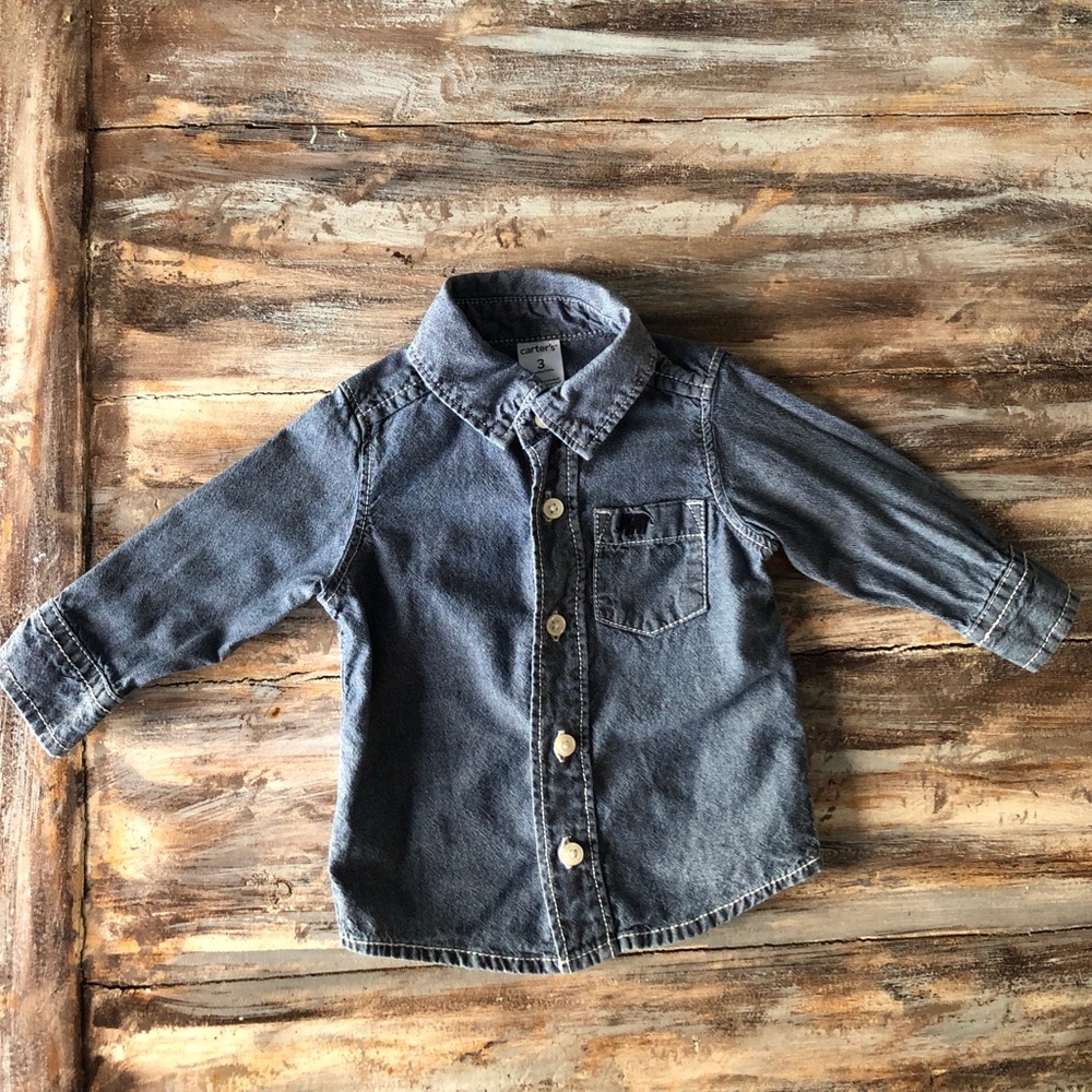 Carter’s Chambray button-up shirt