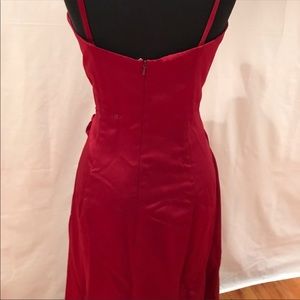 Red formal dress size 14