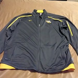 Nike authentic LSU Tigers zip up jacket