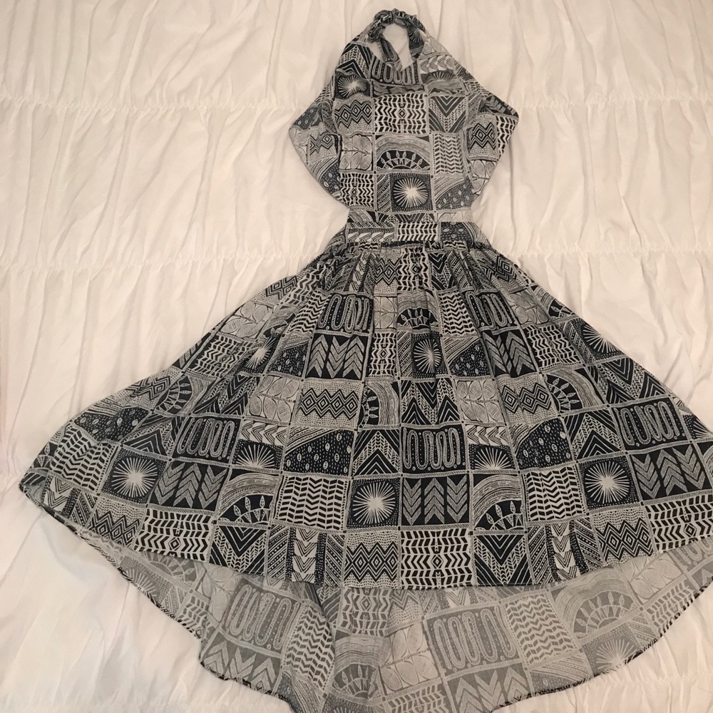 Mara Hoffman open back halter dress