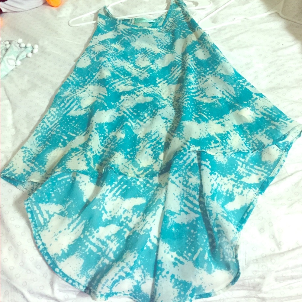 High-low tank top