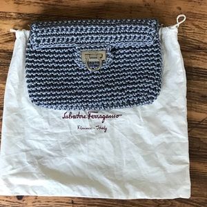 Salvatore Ferragamo crochet purse