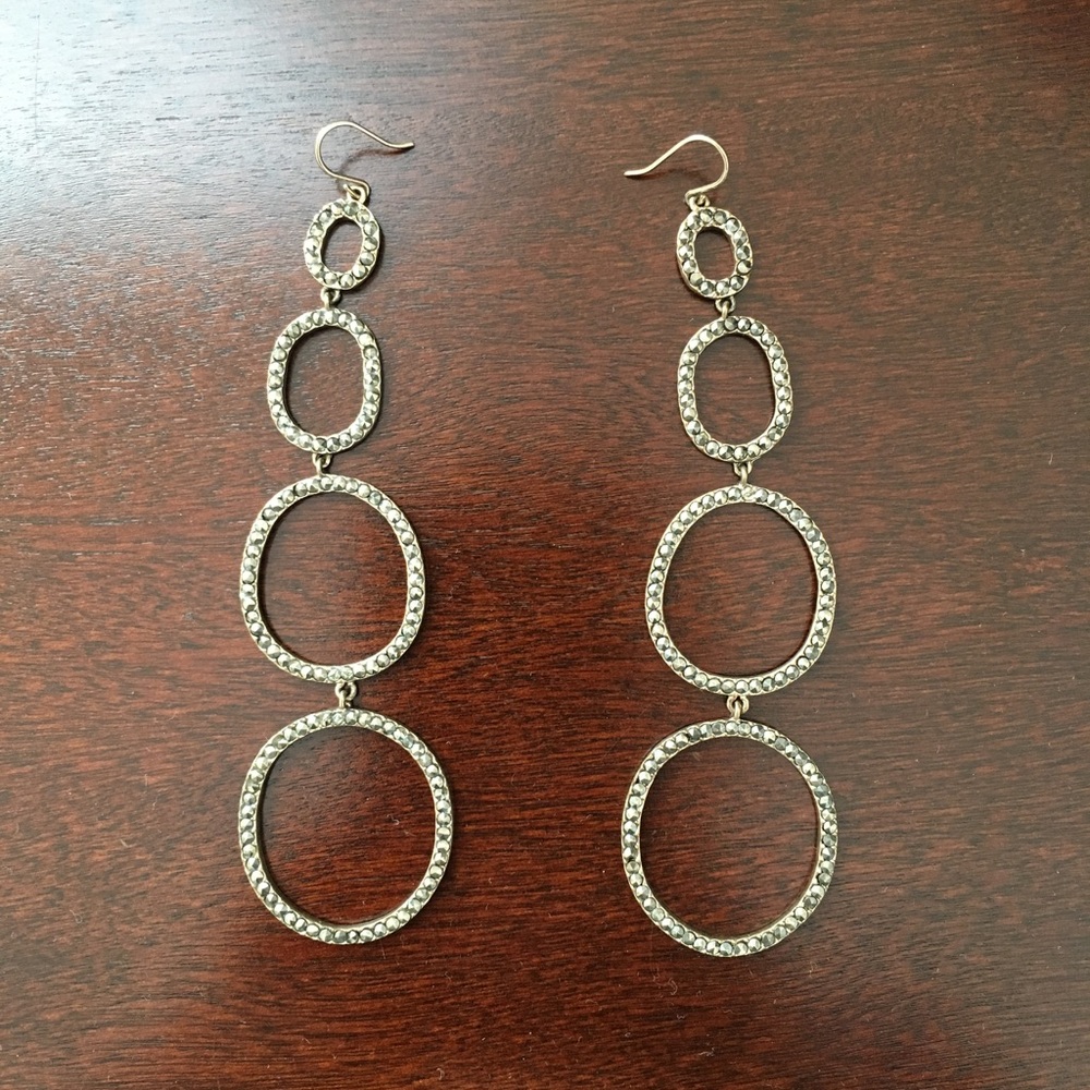 Long Sparkly Earrings