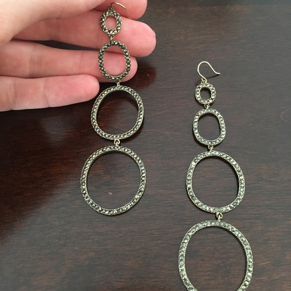 Long Sparkly Earrings - Picture 4 of 4