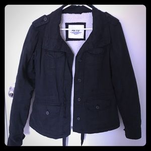 Black Kirra Sherpa lined jacket