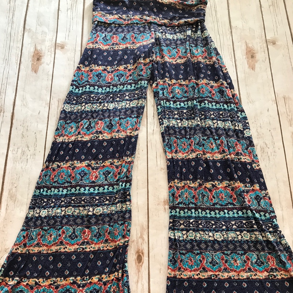 About A Girl - Gorgeous Boho Palazzo Pants, Medium