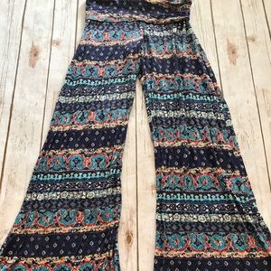 About A Girl - Gorgeous Boho Palazzo Pants, Medium