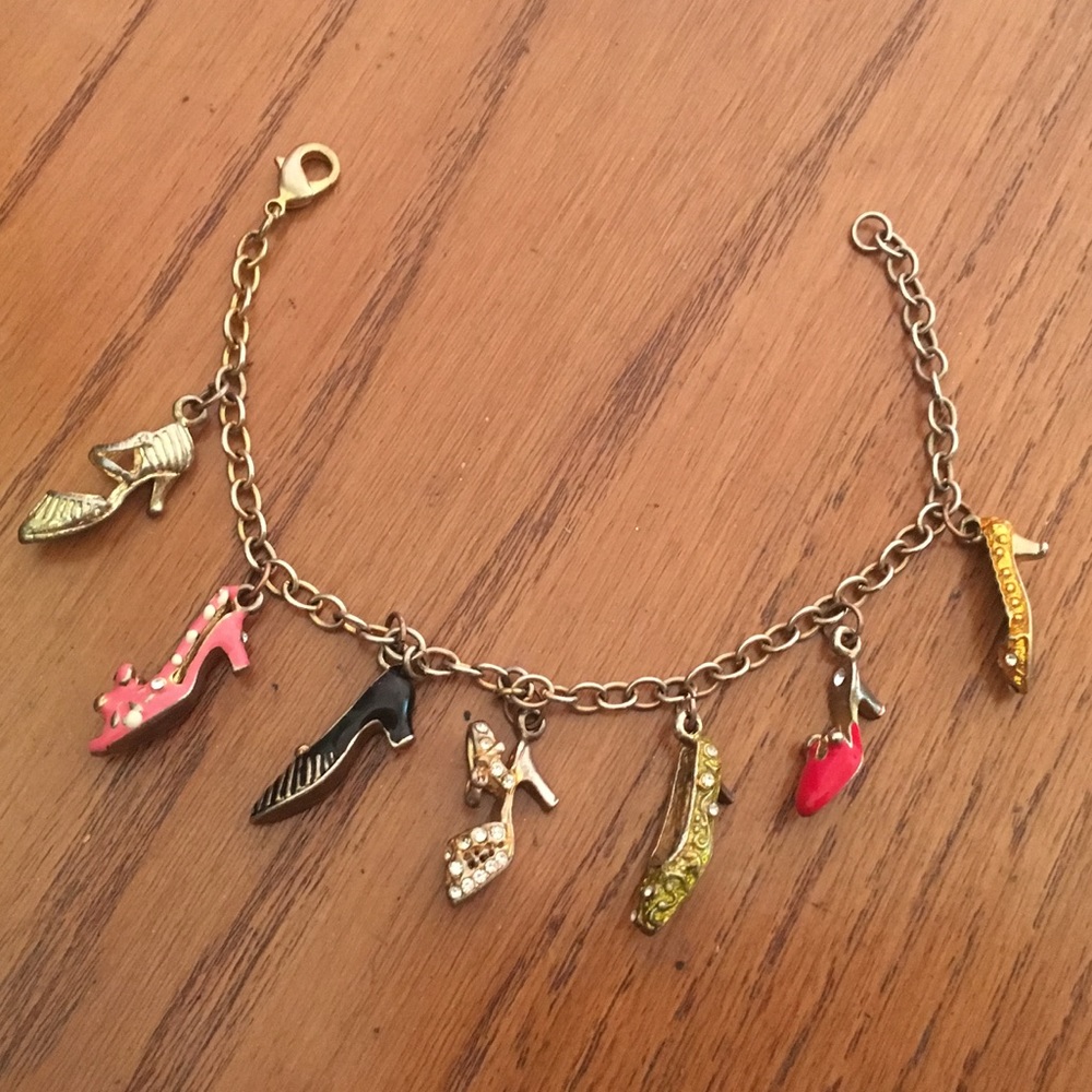 High Heels Charm Bracelet