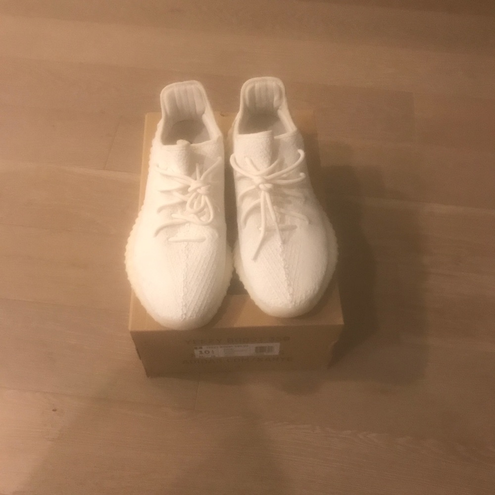 White yeezys sneakers