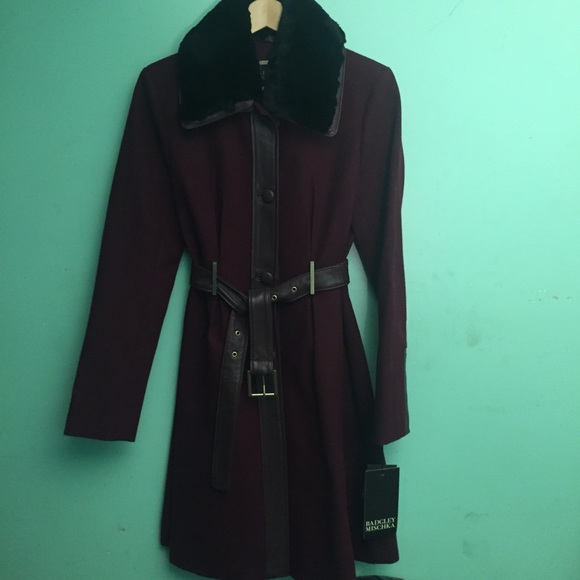 NEW!! Badgley Mischka Rosalie Coat