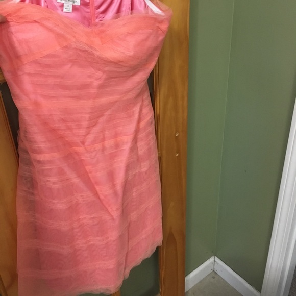 Donna Morgan Dress pink lemonade - NWT bridesmaid - Picture 3 of 6