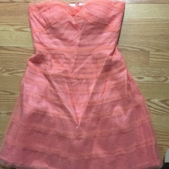 Donna Morgan Dress pink lemonade - NWT bridesmaid - Picture 5 of 6