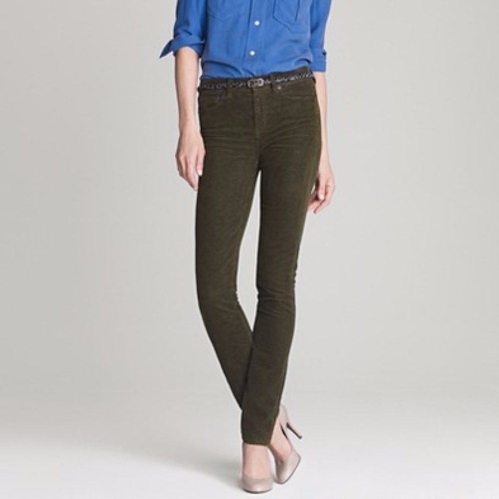 J. Crew brown high rise skinny cords, size 29