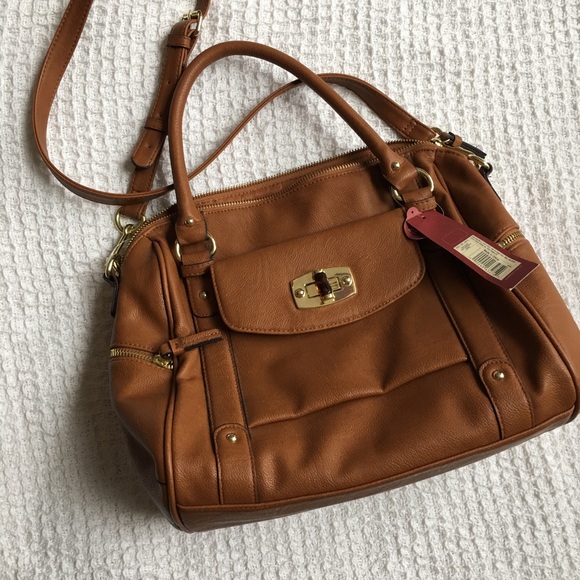 Merona Handbags - New Cognac Brown Crossbody Satchel