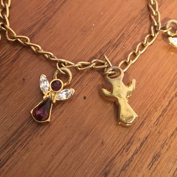 Amethyst Angel Charm Bracelet - Picture 5 of 5