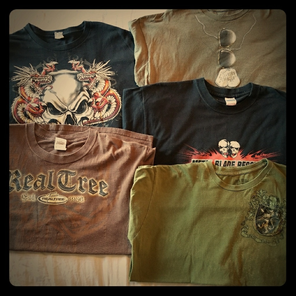 Men's bundle 5 shirts XL  2XL