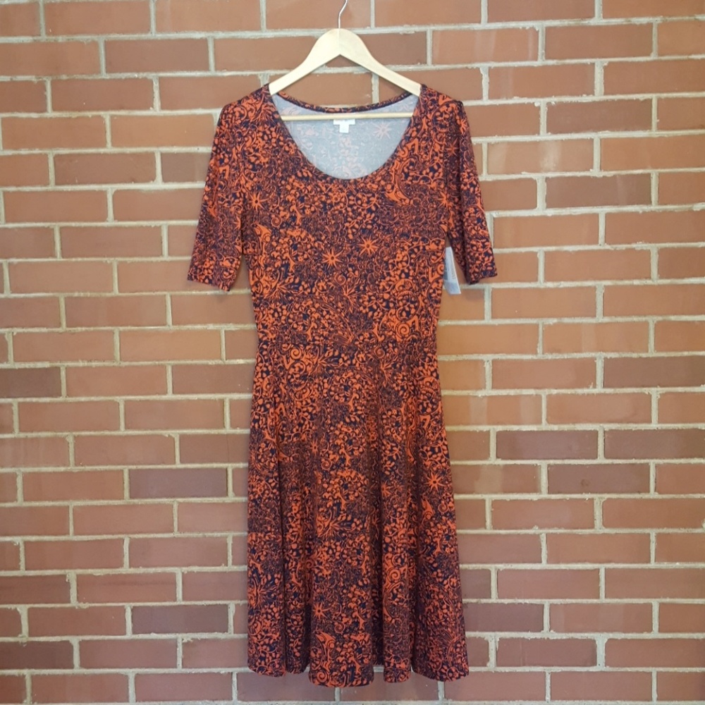 NWT Lularoe Nicole dress L