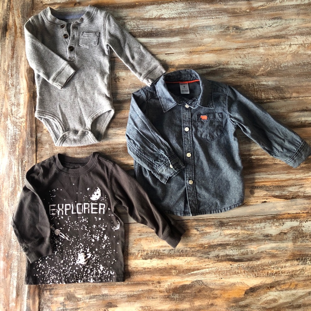 Carter’s 9 month tops